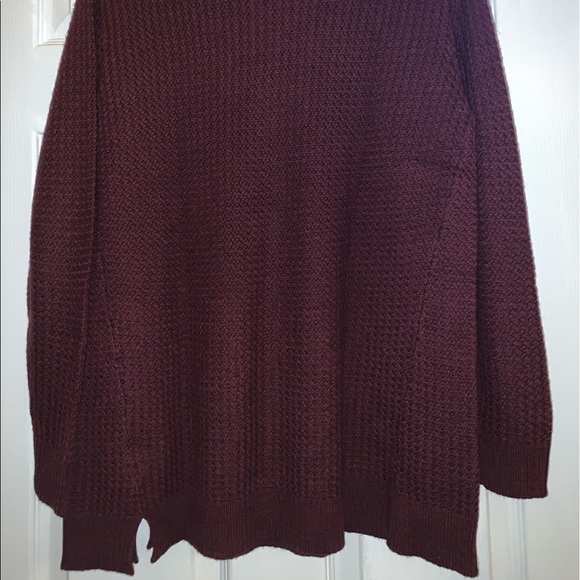 NWT Vineyard Vines Burgundy Cowl Neck Sweater - Picture 3 of 4
